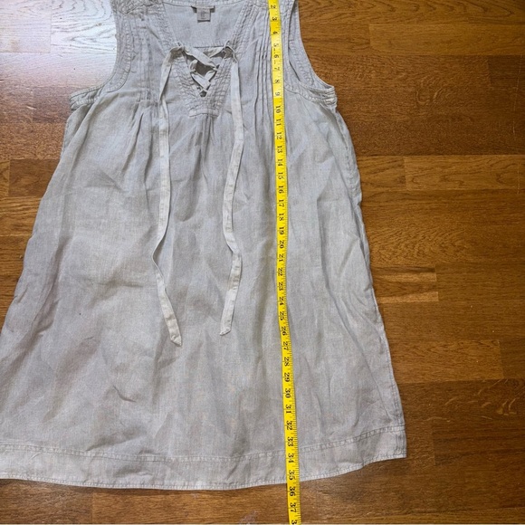 Artisan NY 100% Linen Sleeveless Lace-Up Dress | Size M - Picture 4 of 8